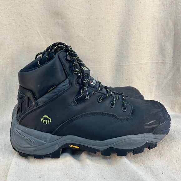 Wolverine 8.5 Men's Growler LX Comp Toe II WPF Work Boot Black ASTM Insulated - Picture 2 of 9